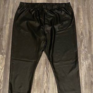 Eye Candy faux leather leggings, size 2X